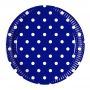 Juego de 8 Platos Blue Royal Dots 22 cm