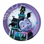 Juego de 8 platos de cartón con la imagen de Vampirina de 23 cm Juego de 8 platos de cartón con la imagen de Vampirina de 23 cm