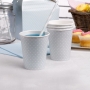 Juego de 8 Vasos Azul Pastel con Lunares Juego de 8 Vasos Azul Pastel con Lunares