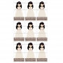 Juego de 9 Impresiones en Papel de Azúcar Comunión Niña Modelo I Rectangular Juego de 9 Impresiones en Papel de Azúcar Comunión Niña Modelo I Rectangular