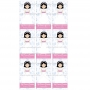 Juego de 9 Impresiones en Papel de Azúcar Comunión Niña Modelo A Rectangular Juego de 9 Impresiones en Papel de Azúcar Comunión Niña Modelo A Rectangular