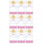 Juego de 9 Impresiones en Papel de Azúcar Comunión Niña Modelo B Rectangular Juego de 9 Impresiones en Papel de Azúcar Comunión Niña Modelo B Rectangular