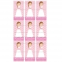 Juego de 9 Impresiones en Papel de Azúcar Comunión Niña Modelo O Rectangular Juego de 9 Impresiones en Papel de Azúcar Comunión Niña Modelo O Rectangular