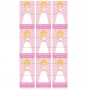 Juego de 9 Impresiones en Papel de Azúcar Comunión Niña Modelo N Rectangular Juego de 9 Impresiones en Papel de Azúcar Comunión Niña Modelo N Rectangular