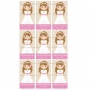 Juego de 9 Impresiones en Papel de Azúcar Comunión Niña Modelo G Rectangular Juego de 9 Impresiones en Papel de Azúcar Comunión Niña Modelo G Rectangular