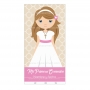 Juego de 9 Impresiones en Papel de Azúcar Comunión Niña Modelo G Rectangular Juego de 9 Impresiones en Papel de Azúcar Comunión Niña Modelo G Rectangular