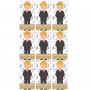 Juego de 9 Impresiones en Papel de Azúcar Comunión Niño Modelo J Rectangular Juego de 9 Impresiones en Papel de Azúcar Comunión Niño Modelo J Rectangular