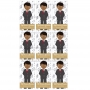 Juego de 9 Impresiones en Papel de Azúcar Comunión Niño Modelo L Rectangular Juego de 9 Impresiones en Papel de Azúcar Comunión Niño Modelo L Rectangular