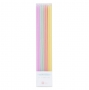 Set de 16 Velas Extra Altas Colores Pastel Set de 16 Velas Extra Altas Colores Pastel