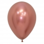 Pack de 12 Globos Reflex Oro Rosado 30 cm Pack de 12 Globos Reflex Oro Rosado 30 cm