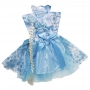 Kit Accesorios Princesa Azul Infantil 4 pcs