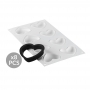 Kit Tarte Ring Amore Silikomart 80 x 70 mm Kit Tarte Ring Amore Silikomart 80 x 70 mm