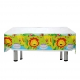 Mantel de plástico de 137 cm x 182 cm de animales de la jungla Mantel de plástico de 137 cm x 182 cm de animales de la jungla