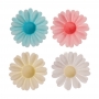 Set de 150 Flores de Oblea Margaritas 4,5 cm