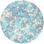Mini Copitos de Nieve Azul y Blanco Comestibles Mini Copitos de Nieve Azul y Blanco Comestibles