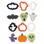 Mini Cortadores de Galletas Halloween 6 ud Mini Cortadores de Galletas Halloween 6 ud