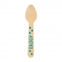 Mini Cucharas de Madera Lunares Turquesas Mini Cucharas de Madera Lunares Turquesas