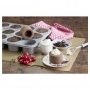 Molde para hornear mini bizcochos rellenos 12 cavidades Molde para hornear mini bizcochos rellenos 12 cavidades