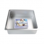 Molde cuadrado de 12,5 x 12,5 x 7,5 de alto Molde cuadrado de 12,5 x 12,5 x 7,5 de alto