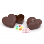 Molde de policarbonato para hacer corazones de chocolate de 9 cm