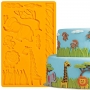 Molde de silicona para fondant animales de la jungla Molde de silicona para fondant animales de la jungla