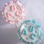 Molde de Silicona para Fondant y Pasta de Goma Letras