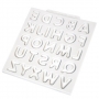 Molde de Silicona para Fondant y Pasta de Goma Letras Molde de Silicona para Fondant y Pasta de Goma Letras