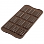 Molde mini tabletas de chocolate