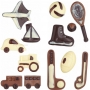 Set 2 Moldes para Chocolate Transportes y Deportes