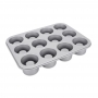 Molde para hornear mini bizcochos rellenos 12 cavidades Molde para hornear mini bizcochos rellenos 12 cavidades
