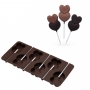 Molde para piruletas de chocolate corazones Molde para piruletas de chocolate corazones