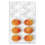 Molde Policarbonato Huevos de Chocolate 6cm Molde Policarbonato Huevos de Chocolate 6cm