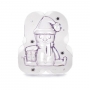 Molde policarbonato magnético Hombre de Jengibre 3D Molde policarbonato magnético Hombre de Jengibre 3D