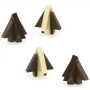 Molde policarbonato para bombones abeto 3D Molde policarbonato para bombones abeto 3D