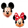 Máscaras Mickey y Minnie 4 Unidades