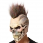 Máscara de Látex Calavera con Cresta Punky Máscara de Látex Calavera con Cresta Punky