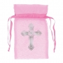 Pack 12 Bolsitas de Organza Comunión Rosa Pack 12 Bolsitas de Organza Comunión Rosa