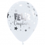Pack de 12 Globos Colores Surtidos Feliz Cumpleaños Pack de 12 Globos Colores Surtidos Feliz Cumpleaños