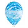 Pack de 12 Globos Graffiti Azul Cielo 30 cm