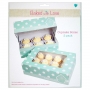 Pack de 2 Cajas para Cupcakes Verdes con Lunares