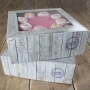Pack de 2 cajas para tarta Home Made 26x26cm Pack de 2 cajas para tarta Home Made 26x26cm