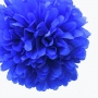 Pack de 4 pompones de seda azul marino 35 cm Pack de 4 pompones de seda azul marino 35 cm