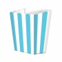 Pack de 5 cajitas para palomitas celestes y blancas Pack de 5 cajitas para palomitas celestes y blancas