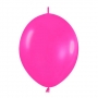 Pack de 50 Globos Link O Loon Fucsias 12 cm