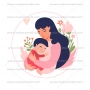 Papel de azúcar Día de la Madre Modelo A 15 cm Papel de azúcar Día de la Madre Modelo A 15 cm