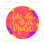 Papel de azúcar Día de la Madre Modelo E 15 cm Papel de azúcar Día de la Madre Modelo E 15 cm