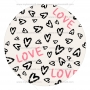 Papel de azúcar San Valentín Modelo D 20 cm Papel de azúcar San Valentín Modelo D 20 cm