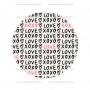 Papel de oblea San Valentín Modelo A 15 cm Papel de oblea San Valentín Modelo A 15 cm