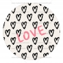Papel de oblea San Valentín Modelo F 20 cm Papel de oblea San Valentín Modelo F 20 cm