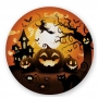 Platos de Papel Calabaza Halloween 23 cm 6 ud Platos de Papel Calabaza Halloween 23 cm 6 ud
